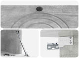 Wall-Mounted TV Cabinet Concrete Grey 78.5 x 41 x 30 cm 898178