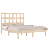 Bed Frame without Mattress 200x200 cm Solid Wood Pine 3104498