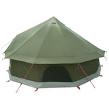 Tipi Tent Olive Green 400 x 400 x 250 cm Polyester and Steel 42029028