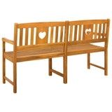 Outdoor Bench Natural 150 x 55.5 x 90 cm Solid Acacia Wood 42028090