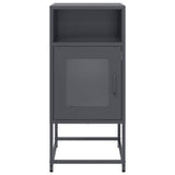 ZNTS Bedside Cabinet Anthracite 36x39x78 cm Cold-rolled Steel 853412