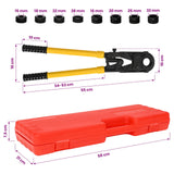 Hydraulic Pipe Crimping Tool 30 kN U16-32 mm V15-28 mm Steel 42042672