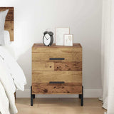Bedside Cabinet Old Wood 40 x 35 x 47.5 cm Engineered Wood 882025