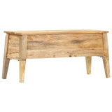 Storage Box 99x35x48 cm Solid Mango Wood 286462