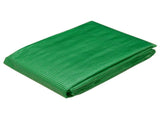 Tarpaulin with Eyelets Green 4 x 6 m 260 gsm PE 42039282