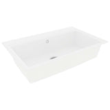 Kitchen Sink White 79 x 50 x 31 cm Quartz and Resin 147056