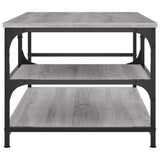 Coffee Table Grey Sonoma 90x49x40 cm Engineered Wood 835312