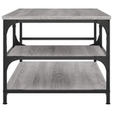 Coffee Table Grey Sonoma 90x49x40 cm Engineered Wood 835312