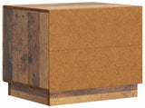 Bedside Table Old Wood 43 x 34.5 x 47 cm Engineered Wood 895271