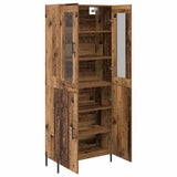 Highboard Old Wood 69.5 x 34 x 180 cm Engineered Wood 3415809