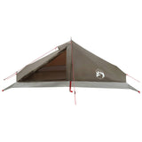Backpacking Tent Brown and Grey 4-Person 42019366