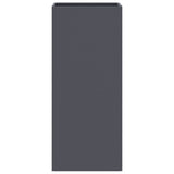 Planter Anthracite 32x29x75 cm Steel 841573