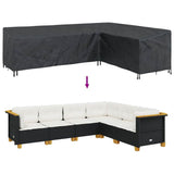 Furniture Cover Black 286 x 222 x 80 cm 4105689