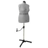 Adjustable Dress Form Female Height Adjustable Grey L Velvet 42018610