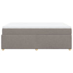 Box Spring Bed with Mattress Taupe 140x200 cm Fabric 3285384