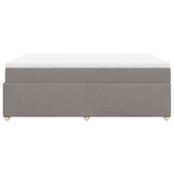 Box Spring Bed with Mattress Taupe 140x200 cm Fabric 3285384