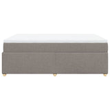 Box Spring Bed with Mattress Taupe 140x200 cm Fabric 3285384