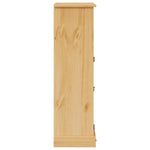 Bathroom Cabinet Corona 70x33x110 cm Solid Wood Pine 4013403