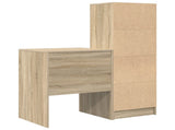 Desk with Drawer with Shelf with Storage 2 pcs Sonoma Oak 3337339