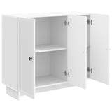 Sideboard High Gloss White 89 x 34.5 x 80 cm Engineered Wood 893959