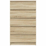 Drawer Cabinet Sonoma Oak 60x36x103 cm Engineered Wood 823019