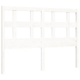 Bed Frame without Mattress White 140x190 cm Solid Wood Pine 3192992
