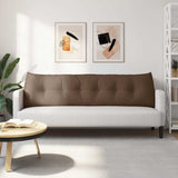 Back Pillow Brown 180 x 24 x 50 cm Fabric 42014561