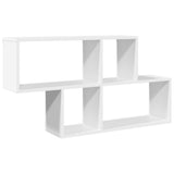 Wall Shelf White 100x20x53 cm Engineered Wood 848017