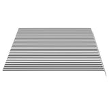 Replacement Fabric for Awning Anthracite and White 4.5x3 m 311989