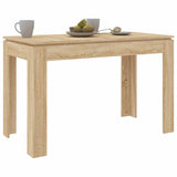 Dining Table Sonoma Oak 120x60x76 cm Engineered Wood 800759