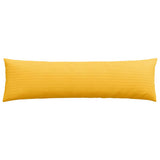 Sofa Pillows 2 pcs Light Yellow 145 x 40 cm Corduroy Fabric 42013866