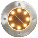 Solar Ground Lights 8 pcs LED Lights Warm White 44417