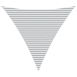 Sun Shade Sail Light Grey and White 6 x 6 x 6 m 42031213