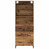 Highboard Old Wood 69.5 x 34 x 180 cm Engineered Wood 3415739