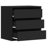 Corner Chest of Drawers Black 60x41x58 cm Engineered Wood 852844