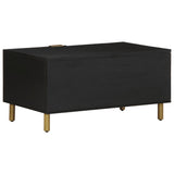 Coffee Table Black 80x50x40 cm Engineered Wood 4017652