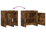 Bedside Tables 2 pcs Smoked Oak 40 x 30 x 60 cm Engineered Wood 8011020