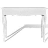 241144 Dressing Console Table White