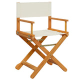 4 Piece Folding Garden Chairs Cream White Fabric 3208910