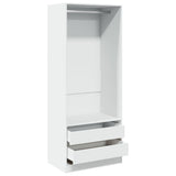 Wardrobe White 80x50x200 cm Engineered Wood 3307747