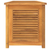 Garden Storage Box with Bag 175x50x55 cm Solid Wood Teak 363273