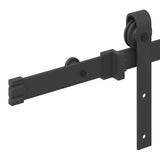Sliding Door Hardware Kit 152.5 cm Steel Black 4009710