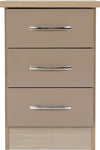 ZNTS Nevada 3 Drawer Bedside 100-103-052