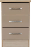 ZNTS Nevada 3 Drawer Bedside 100-103-052