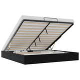 Ottoman Bed Frame Black King Size Velvet 3403078