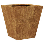 ZNTS Garden Planters 2 pcs 30x30x30 cm Weathering Steel 851051