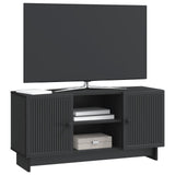 TV Cabinet 102 x 34.5 x 50 cm Black Engineered Wood 894006