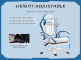 Vinsetto Gaming Chair, Computer Gamer Chair with Reclining High Back, Headrest, Lumbar Support, T3398P555944