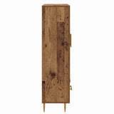 Highboard Old Wood 69.5 x 31 x 115 cm Engineered Wood and Glass 882514
