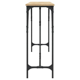 Console Table Sonoma Oak 200x29x75 cm Engineered Wood 837778